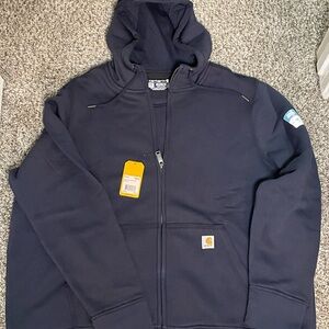 CARHARTT- NWT- WOMEN'S RELAXED FIT MIDWEIGHT FULL-ZIP SWEATSHIRT- XXL